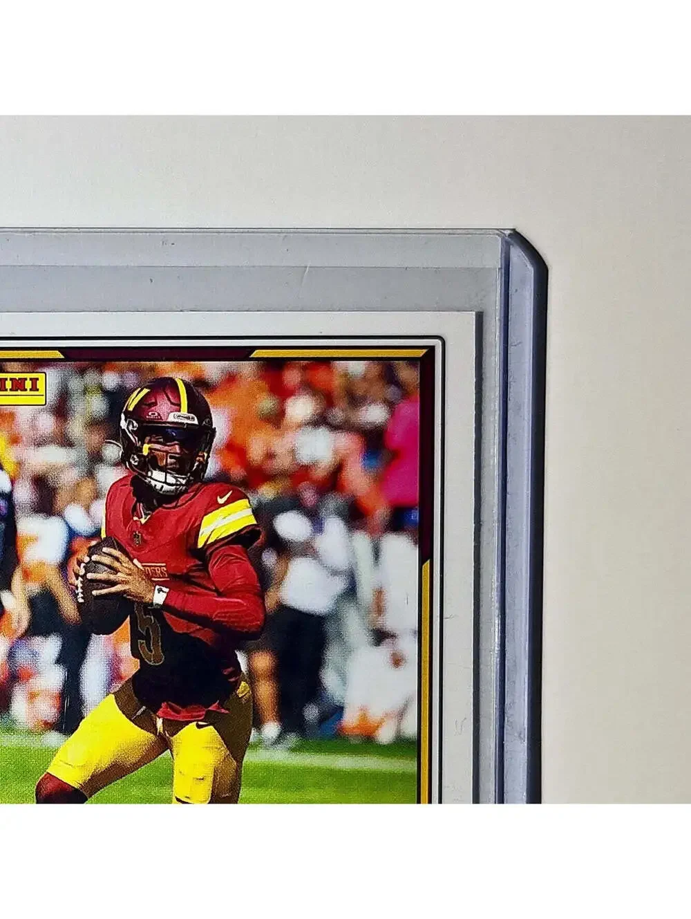 Jayden Daniels 2025 Panini NFL #1 Sticker Card Washington Commanders